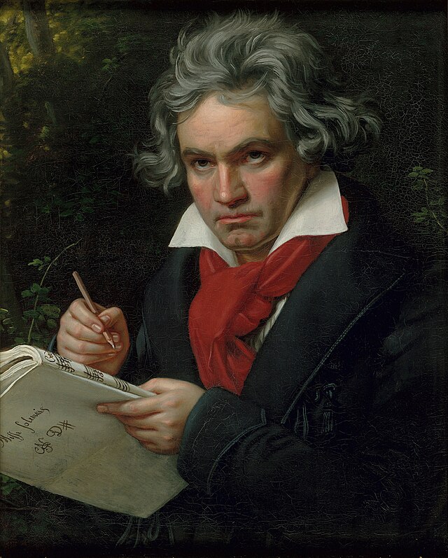 B no seisen retrato Ludwig van Beethoven